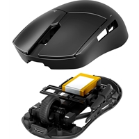 be quiet! Dark Perk Sym 32000dpi Lightweight Wireless Gaming Mouse with 2.4GHz Wireless, Symmetrical Design, PixArt PAW3950 Sensor, 110 Hours Battery Life & 8,000 Hz Polling Rate - Image 8