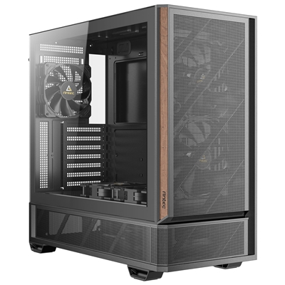 Antec P30 Air Mid-Tower ATX Gaming Case, High-Airflow Mesh Front, Support for 360 mm Radiator, Tempered Glass Side Panel, USB-C & Five Pre-Installed Fans - Image 2