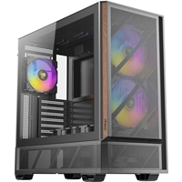 Antec P30 ARGB Mid-Tower Gaming Case, High-Airflow Design, Tempered Glass Side Panel, USB-C 10 Gb/s, Pre-Installed ARGB Fans (Black)