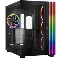 be-quiet! Light Base 900 FX, Black, Full Tower E-ATX Case, Massive ARGB LED Strip, Full Windowed Design, 4 Light Wings 140mm PWM fans included