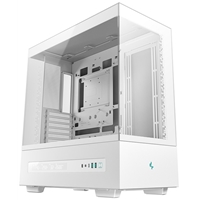 DeepCool CH690 Digital ATX Mid-Tower Case, High-Airflow PC Case with Semi-Glass Panel, USB-C Port, Support for 420mm Radiator, 450mm GPU, ATX PSU, White
