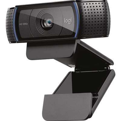 Logitech C920S HD Pro Webcam, Full HD 1080p/30fps Video Calling, Clear Stereo Audio, HD Light Correction, Privacy Shutter, Streaming, Works With Skype,Zoom,FaceTime - Black - Image 2