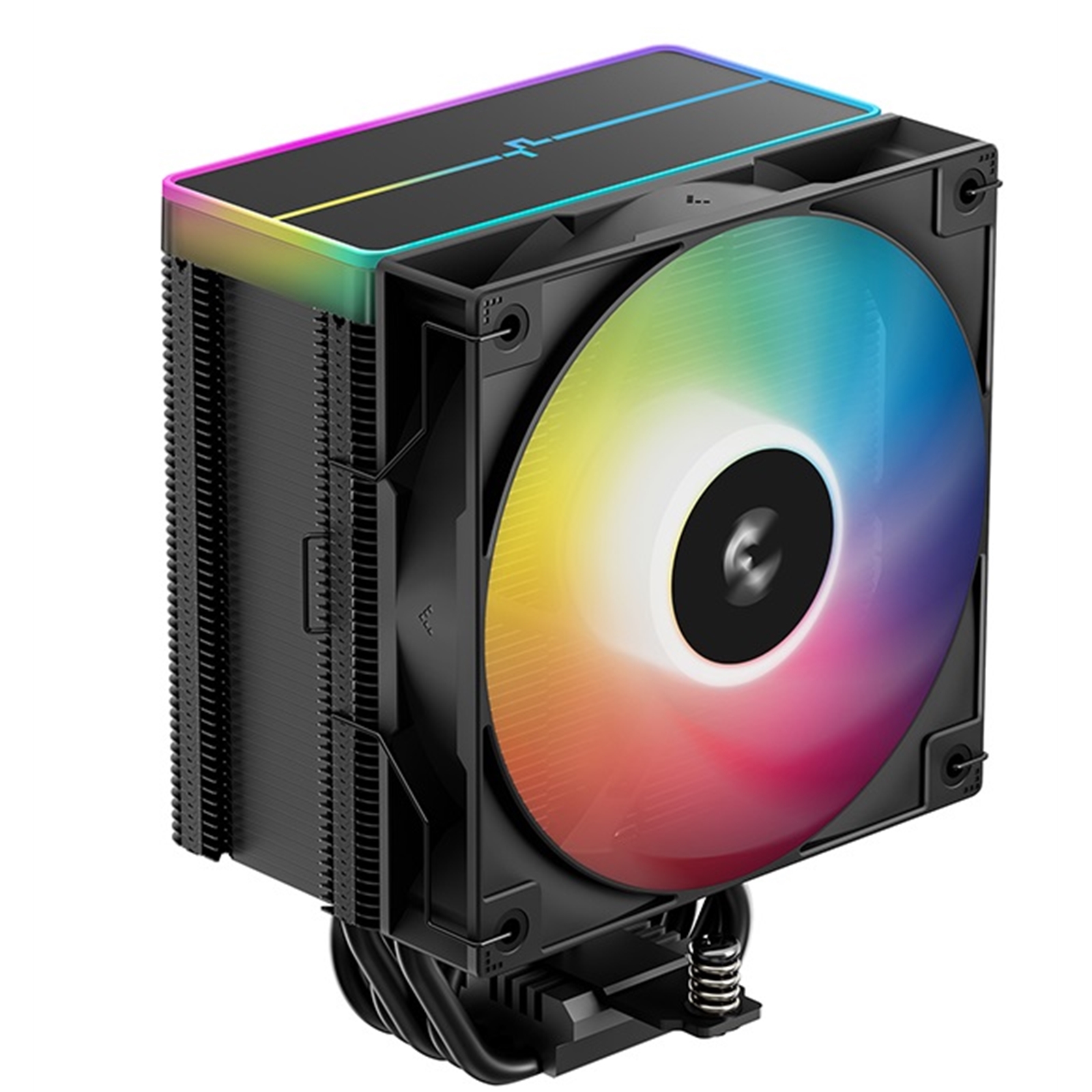 DeepCool AG500 BK ARGB CPU Air Cooler, 240W TDP, 120mm PWM Fan, 5 Copper Heatpipes, Addressable RGB Lighting, Intel & AMD Compatible, Black - Image 3