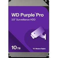 WD WD102PURP Purple Pro 10TB SATA Smart Video  Hard Drive, 7200RPM, Transfer Rate up to 272MB/s, 512MB Cache