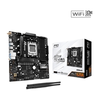 ASRock A620AM PRO-A WIFI AMD Socket AM5 Motherboard, 4 x DDR5 Slots, 3x M.2 Socket, 2.5GbE LAN, Wi-Fi 6E, 1x HDMI Port