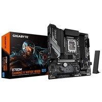 Gigabyte B760M GAMING X WIFI6E GEN 5 INTEL Socket Motherboard, Micro-ATX, 4x DDR5 Slots, 2x M.2 Socket, 2.5GbE LAN, Wi-Fi 6E, 1x HDMI Port / 1x Display Port