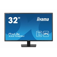 iiyama PROLITE X3270QSU-B1 32 Inch IPS Monitor, Black, 2560x1440, 3ms, 100hz, FreeSync, HDMI, Display Port, USB Hub, Speakers, Int PSU, VESA - Image 3