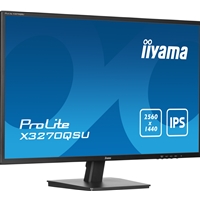 iiyama PROLITE X3270QSU-B1 32 Inch IPS Monitor, Black, 2560x1440, 3ms, 100hz, FreeSync, HDMI, Display Port, USB Hub, Speakers, Int PSU, VESA - Image 5