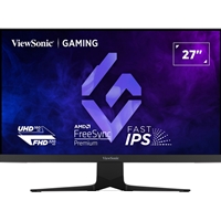 Viewsonic XG275D1-4K 27 Inch Dual Mode 4K IPS Gaming Monitor, 0.5ms, 160Hz, HDMI, DisplayPort, Freesync, Height Adjustable, Swivel, Speakers, VESA