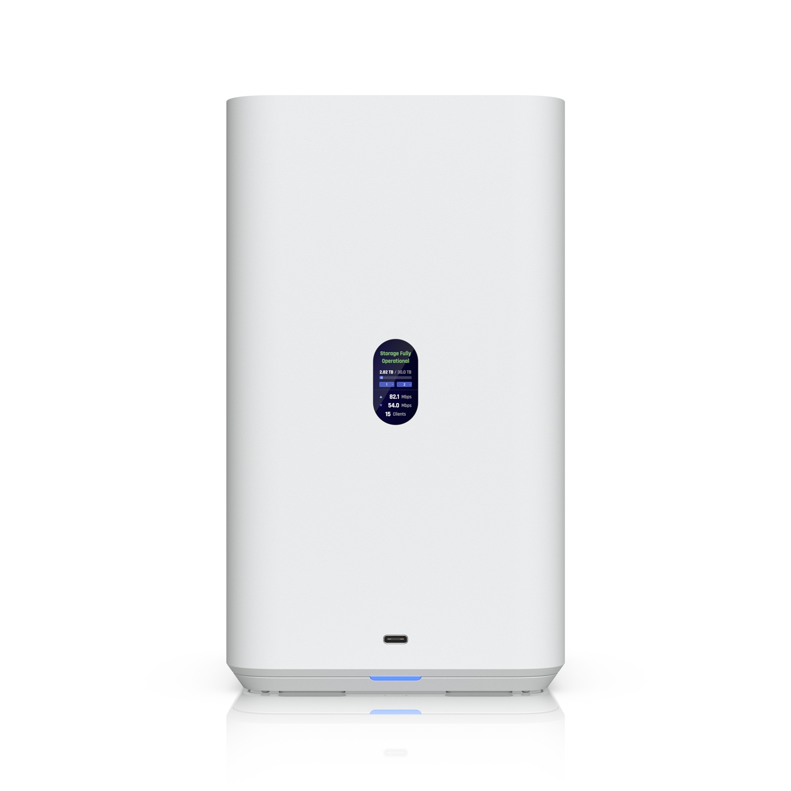 Ubiquiti UNAS-2-W UniFi NAS 2 Bay 2.5GbE RJ45 Network Attached Storage Device (White) - Image 3