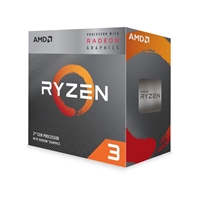 AMD Ryzen 3 3200G 4 Core AM4 Processor 3.8GHz up to 4.0GHz Boost, 6MB Cache, 65W, with Wraith Stealth Cooler, Radeon Vega 8 Graphics