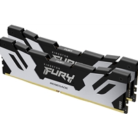 Kingston FURY Renegade KF564C32RSK2-64 64GB (2x 32GB) DIMM System Memory, 6400MHz, DDR5, CL32, Silver, Intel XMP