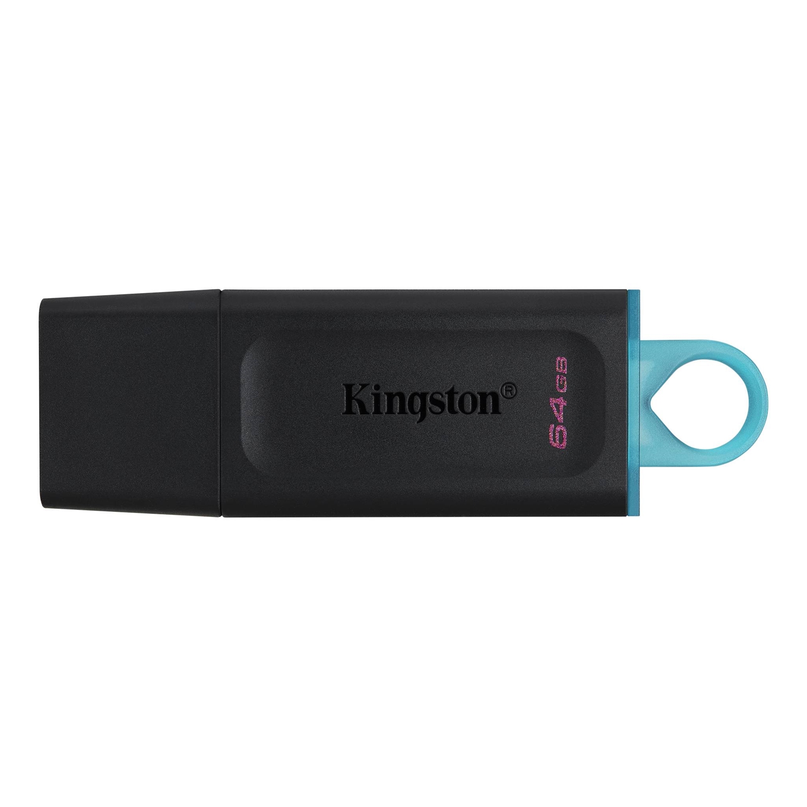 Kingston DataTraveler Exodia 64GB USB 3.2 Black with Cyan loop USB Flash Drive - Image 3