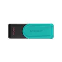 Kingston DataTraveler Exodia S DTXS/128GB USB Flash Drive, 128GB, USB 3.2, Black/Green, Swivel Cap Design