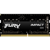 Kingston FURY Impact KF432S20IB/32 32GB (1x 32GB) SODIMM System Memory, 3200MHz, DDR4, CL20, Intel XMP
