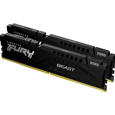 Kingston FURY Beast KF556C40BBK2-64 64GB (2x 32GB) DIMM System Memory, 5600MHz, DDR5, CL40, Black, Intel XMP - Image 2