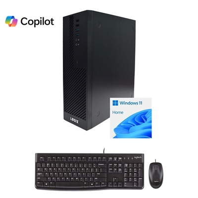 LOGIX 14th Gen Intel Core i3 Quad Core Small Form Factor SFF Home / Office PC with 8GB RAM, 500GB SSD, Windows 11 Home, WiFi 6, Keyboard, Mouse & 3 Year Warranty - Image 2