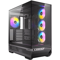 Antec C7 ARGB Mid Tower Tempered Glass PC Gaming Case - Black, 3x 120mm & 1x 140mm ARGB Fans, USB 3.2 Gen2, EATX/ATX/mATX/mITX Support