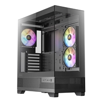 ANTEC CX700 Mid Tower Gaming Case, Black, 270 Full-View Tempered Glass, 3 x 120 mm ARGB PWM Fans, 1 x USB 3.0 / 1 x USB Type-C, ATX, Micro ATX, ITX