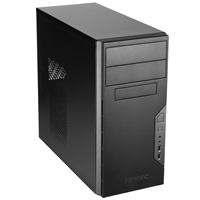 ANTEC VSK-3000B-U3/U2 Case, Home & Business, Black, Micro Tower, 1 x USB 3.0 / 1 x USB 2.0, Micro ATX, Mini-ITX