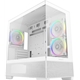 DeepCool CG380 3F Micro-ATX Gaming Case White Panoramic Tempered Glass Side Panel, Mesh Airflow Front, 3 Pre-Installed ARGB Fans, USB-C & USB-A Front I/O, Spacious SFF/mATX/ITX Build Support - Image 3