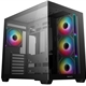 DeepCool CG530 4F Mid-Tower Case with Tempered Glass Panels, 4 Pre-Installed ARGB Fans, and Optimal Airflow Support, Black - Image 3