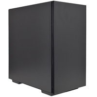 DeepCool MACUBE 110 Case, Home & Business, Black, Micro Tower, 2 x USB 3.0, Solid Side Panel, Micro ATX, Mini-ITX