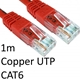 RJ45 (M) to RJ45 (M) CAT6 1m Red OEM Moulded Boot Copper UTP Network Cable - Image 3