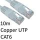 RJ45 (M) to RJ45 (M) CAT6 10m White OEM Moulded Boot Copper UTP Network Cable - Image 3