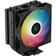 DeepCool AG400 Black ARGB V2 CPU Air Cooler, 120mm PWM Fan, 4 Direct Touch Heat Pipes, Addressable RGB, LGA1851/1700/1200, AM5/AM4 Compatible, High-Performance Single Tower Cooler - Image 3