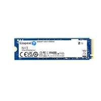 Kingston NV3 (SNV3S/2000G) 2TB NVMe SSD, M.2 Interface, PCIe Gen4, 2280, Read 6000 MB/s, Write 5000 MB/s, 3 Year Warranty