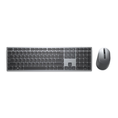 Dell KM7321W Premier Multi-Device Keyboard and Mouse Combo, 2.4GHz / Bluetooth 5.0 Wireless, 12 programmable keys for PC and Laptop, QWERTY UK English Layout, Sliver - Image 2