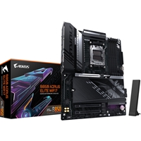 Gigabyte B850 AORUS ELITE WIFI7 AMD AM5 Socket Motherboard, ATX, 4x DDR5 Slots, 3x M.2 Sockets, 2x USB-C Port, Fitted I/O Shield, 2.5GbE LAN, Wi-Fi 7, 1x DisplayPort / 1x HDMI Port