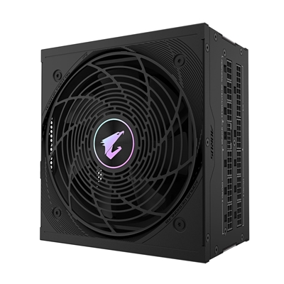 Gigabyte AORUS ELITE 850W PSU - Fully Modular, 80 PLUS Platinum, ATX 3.1, PCIe 5.0 Ready, 12VHPWR, Silent 120mm FDB Fan, 10-Year Warranty - Image 2