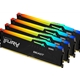 Kingston FURY Beast KF556C40BBAK4-128 128GB (4x 32GB) DIMM System Memory, 5600MHz, DDR5, CL40, Black, RGB, Intel XMP - Image 3