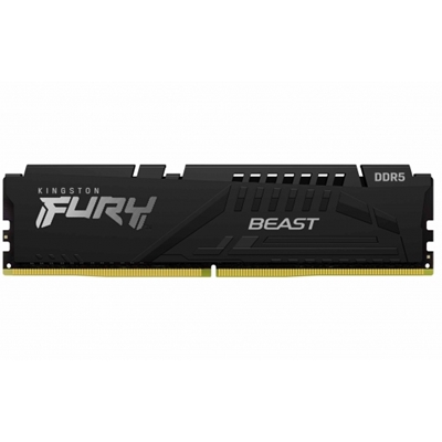 Kingston FURY Beast KF560C36BBE-8 8GB (1x 8GB) DIMM System Memory, 6000MHz, DDR5, CL36, Black, Intel XMP, AMD EXPO - Image 2
