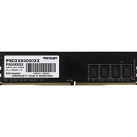 Patriot Signature Series (PSD48G32002) 8GB, DDR4, DIMM, 3200MTs, CL22, 288 Pin, Limited Lifetime Warranty