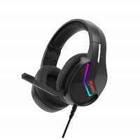 Marvo Scorpion H8618 Tactic 40 USB 2.0 Wired Gaming RGB Headset (Black)