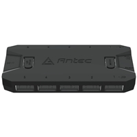 Antec ARGB & Fan Controller - 5 PWM Fan Ports, 5 ARGB LED Ports, SATA Power, Compact Design, 2-Year Warranty