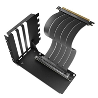 Antec 200mm PCIe 4.0 Riser Cable with Bracket Mount, Black,  Designed To Allow Vertical Mounting Of A Graphics Card