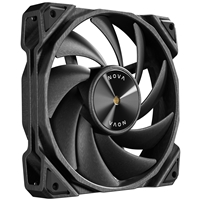 Antec NOVA 120 PWM Fan - High-Performance Cooling with Fluid Dynamic Bearing, Precise Three-Phase Speed Control, Industrial-Grade Metal Construction, and Dustproof Design