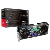 ASRock AMD Radeon RX 9070 XT Taichi 16GB OC GDDR6 Graphics Card, 4096 Streams, 3100MHz Boost Clock, Triple Fan, 3x DisplayPorts / 1x HDMI Port