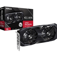 ASRock AMD Radeon RX 7600 Challenger 8GB OC Graphics Card, 8GB GDDR6, 2048 Streams, 2695 MHz Boost Clock, Dual Fan, 3x DisplayPorts / 1x HDMI Port