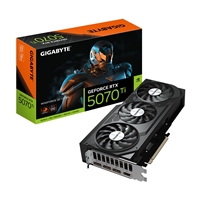 Gigabyte NVIDIA GeForce RTX 5070 Ti WINDFORCE OC V2 16GB GDDR7 Graphics Card, 8960 CUDA Cores, 2497 MHz Core Clock, Triple Fan, 3x DisplayPorts / 1x HDMI Port