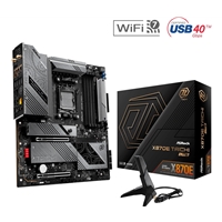 ASRock X870E TAICHI LITE AMD AM5 Socket Motherboard, E-ATX, 4x DDR5 Slots, 4x M.2 Sockets, Fitted I/O Shield, 5GbE LAN, Wi-Fi 7, 1x HDMI Port / 2x USB-C (USB4)