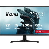 iiyama G-Master Red Eagle gaming monitor G2771QS-B1 27" Black, Ultra Slim Bezel, QHD Resolution, IPS, 200Hz, 0.5ms, Nvidia G-Sync, HDMI, Display Port, Black Tuner