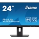 iiyama PROLITE XUB2493HS-B6 24 inch IPS Monitor, Full HD, 0.5ms, HDMI, DisplayPort, Freesync, 100Hz, Speakers, Black, Internal PSU, VESA, Height Adjustable, Pivot - Image 3