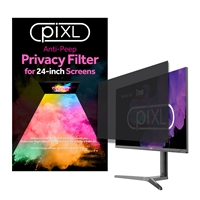 piXL 24-Inch Monitor Security Privacy Screen/ Privacy Filter, Anti-Glare, Anti-Peep, Anti-Static & Blackout