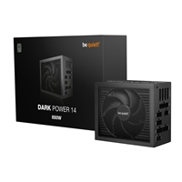 be quiet! DARK POWER 14, 1200W, 80 PLUS certified and Cybenetics efficiency, ATX 3.1 compliant, PCIe 5.1 compatible, backed by a 10-year manufacturer's warranty.
