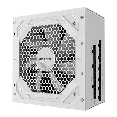 GIGABYTE GP-UD750GM 750W V2 ICE, 80 Plus Gold Certified Fully Modular Power Supply, PCIe Gen 5.1, 80 PLUS Gold, Fully Modular Design, 120mm Fan, ATX 3.1 compatible, UK Plug - Image 2